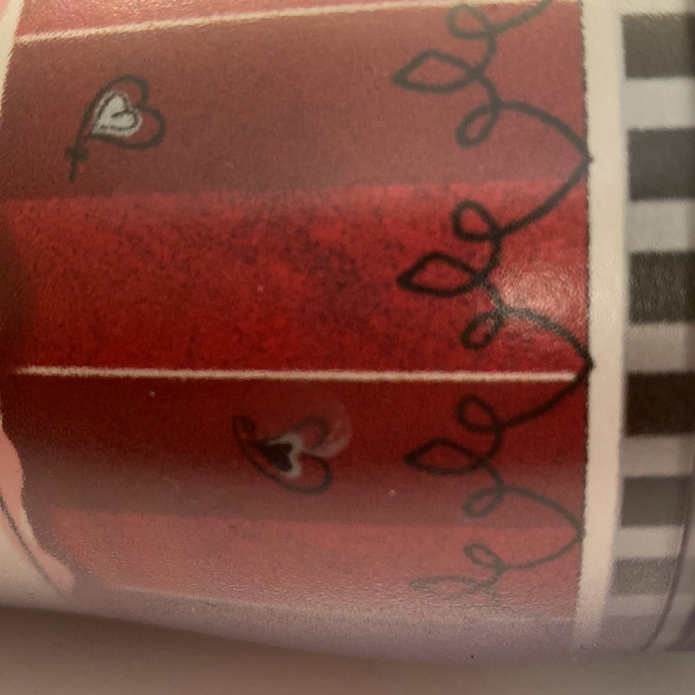2002 Starbucks Coffee Co “Red Hearts”Themed Insulated Cup - Picture 12 of 15